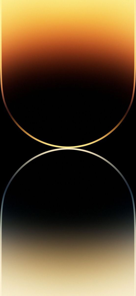 an orange and yellow background with lines in the center, on top of a black surface