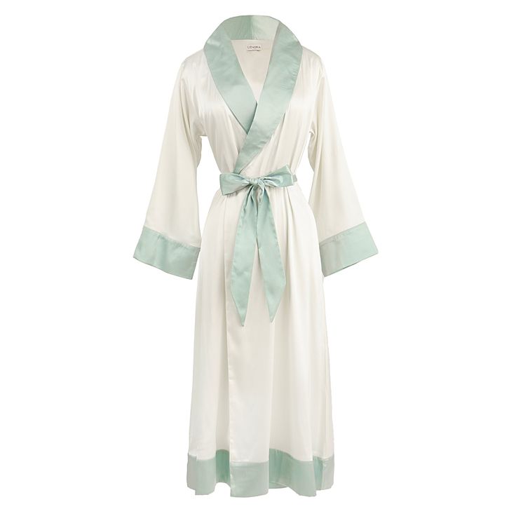 BIRDIE SATIN ROBE - Lenora Random Items, Bubble Dress, Nightgowns For Women, Pajama Robe, Womens Robes, Satin Material, Shawl Collar, Birdy, Wrap Style