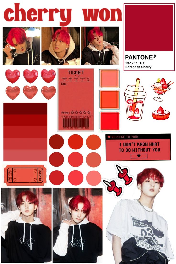 the color scheme for cherry won