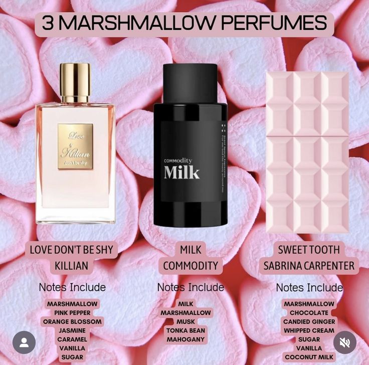 Marshmallow Perfume, Smell Expensive, Vanilla Perfumes, Fragrance Lab, Perfume Organization, Fragrances Perfume Woman, Vanilla Perfume, Perfume Collection Fragrance, Bath And Body Works Perfume