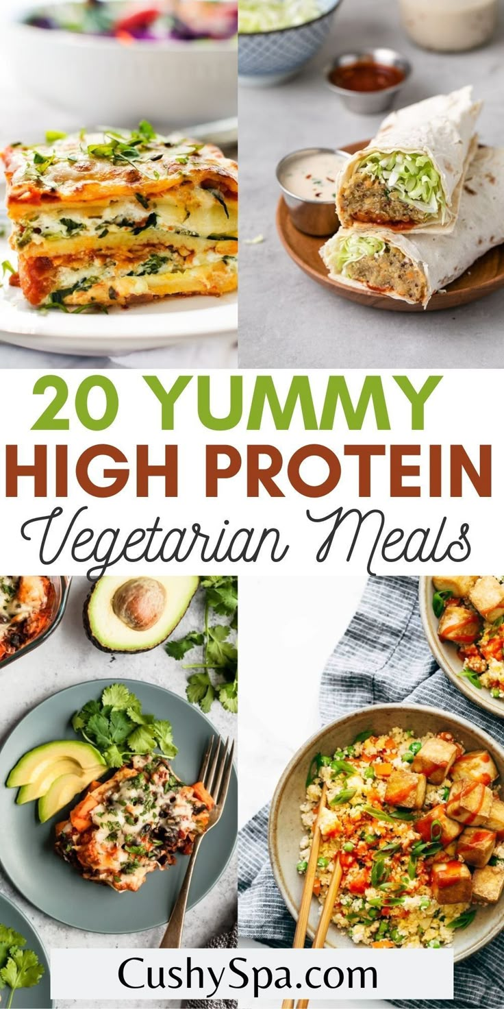 20 yummy high protein vegetarian meals