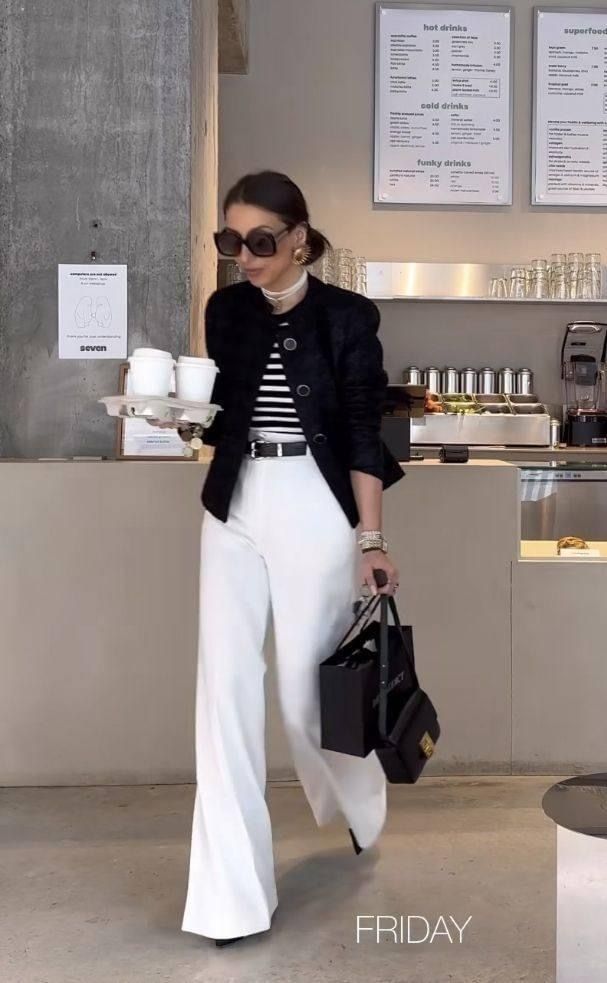 Elevated Business Attire, Dressy Outfits With Pants, Women In Finance Outfits, Bussines Outfit Women Chic, Work Outfit 2024, White Slacks Outfit Classy, Slacks Outfit Formal, White Pants Outfit Summer Classy, White Pants Outfit Work