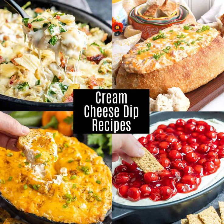 the top 10 cream cheese dip recipes for desserts and appetizers to enjoy