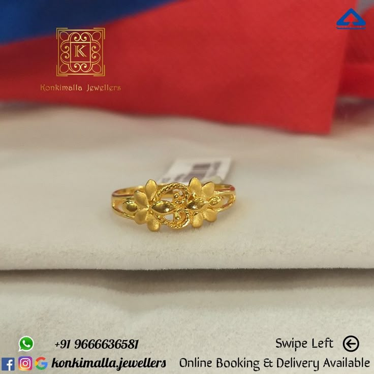 Golden Ring Design For Women, 3grams Gold Rings, 3 Grams Gold Rings For Women, Fancy Gold Rings For Women, Ladies Ring Gold, Simple Gold Rings For Women, Simple Gold Rings Fashion, Rings For Women Gold Indian, Bride Gold Ring