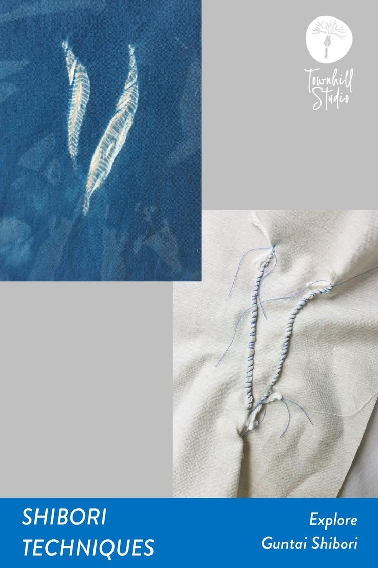 an image of the cover of a book with two images of fabric and thread on it