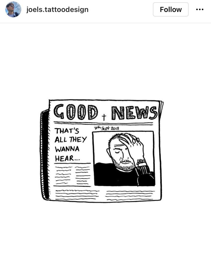 an image of a news paper with the words good news on it