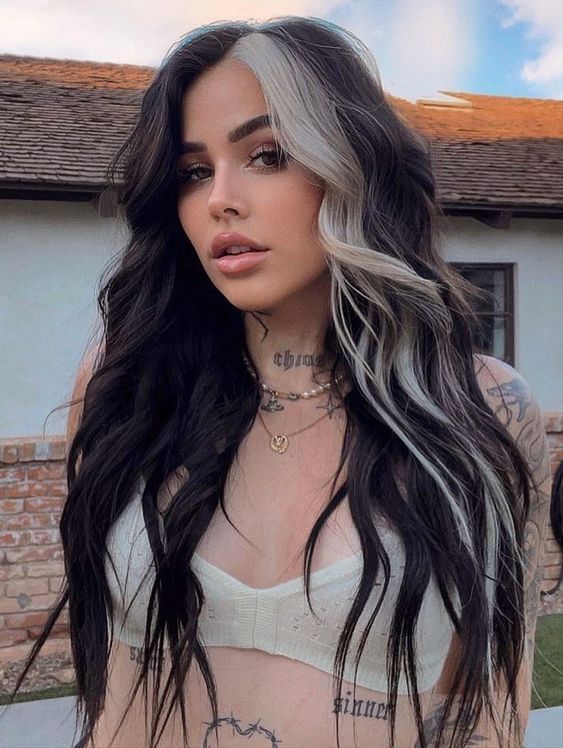 New Hair Color Trends, Pretty Hair Color, Edgy Hair, Hair Dye Colors, Hair Inspiration Color, Hair Inspo Color, Cool Hair Color, Hair Color For Black Hair, Hair Color Trends