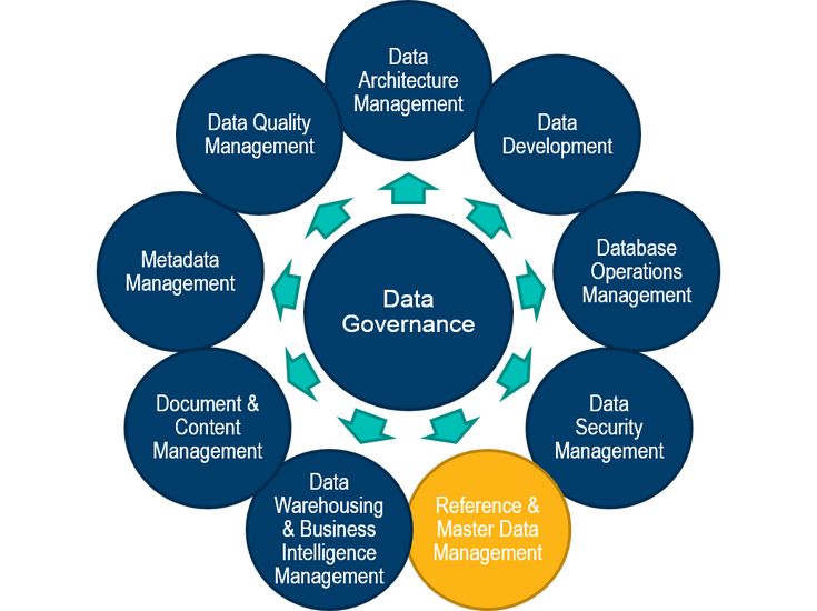 the data management process is depicted in this diagram