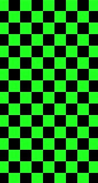 a black and green checkerboard pattern that looks like it is going to be dark