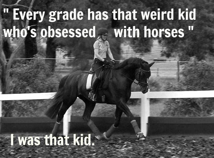 a girl riding on the back of a black horse next to a white fence and trees