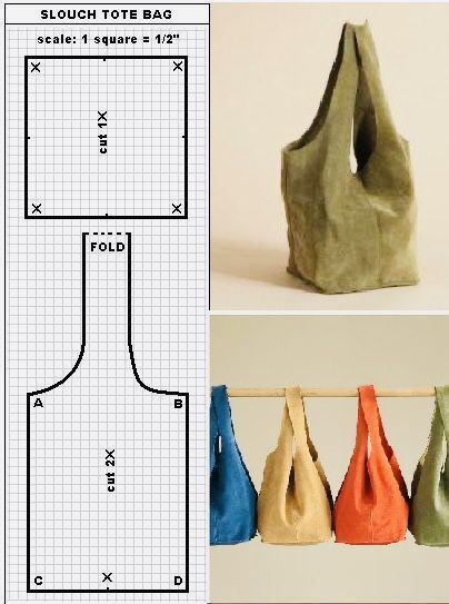 four bags are lined up next to each other on a clothes line, and one bag is in the shape of a rectangle