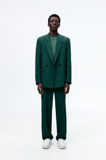 Day To Night Events Man | ZARA United States Oversized Formal Outfit, Formal Outfit For Men, Wedding Guest Men, Mc Do, Woven Leather Shoes, Slim Suit Pants, Renewal Of Vows, Formal Men Outfit, Wedding Outfit Men