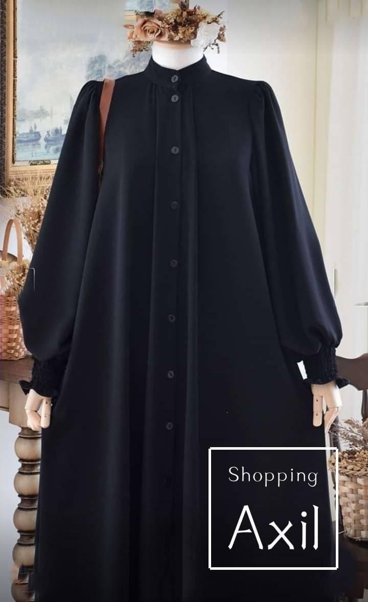 Abaya Fashion Black Simple, New Burkha Designs Black, Islamic Outfits For Women, Black Abaya Designs Simple, Abaya Fashion Black, Burkha Designs Black, Black Hijab Dress, Islamic Outfits, Simple Abaya Designs