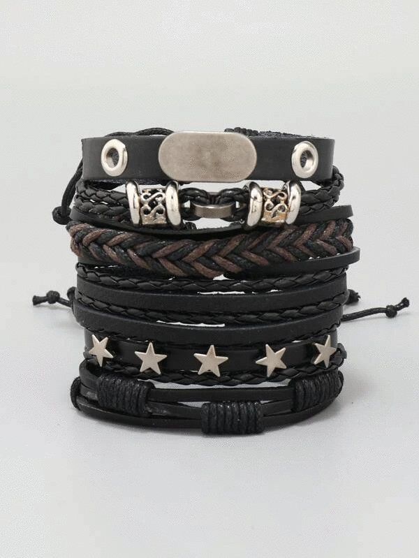 Alt Bracelets, Grunge Bracelets, Emo Bracelets, Goth Bracelets, Punk Bracelets, Guitar Bracelet, Music Note Bracelet, Cool Bracelets, Leather Bracelets For Men