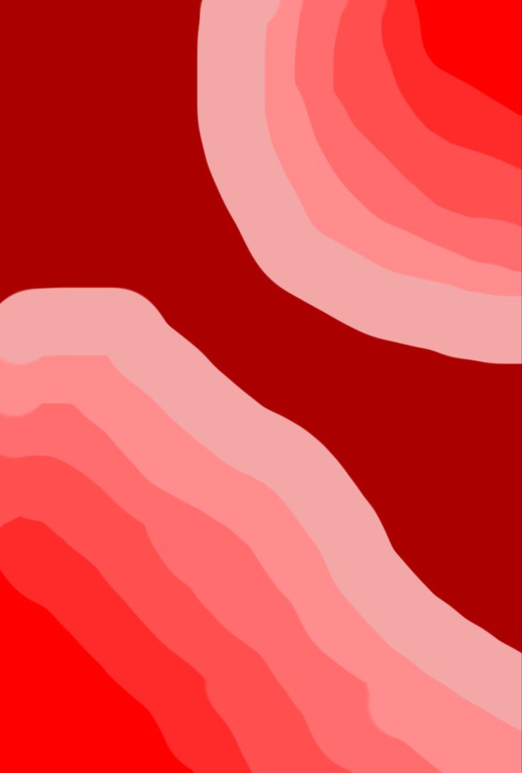 an abstract red and pink background with wavy shapes