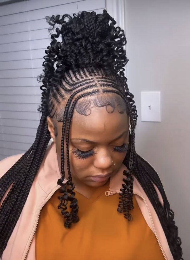 Sweet And Sour Hairstyle Braids, Sweet And Sour Hairstyle, Goddess Curls, Braids 2024, Cutest Hairstyles, Black Kids Braids Hairstyles, Hairstyle Braids, Teenage Hairstyles, Cornrow Braids