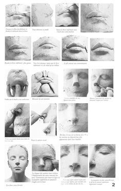 an image of various facial expressions in black and white art print by panoramic images