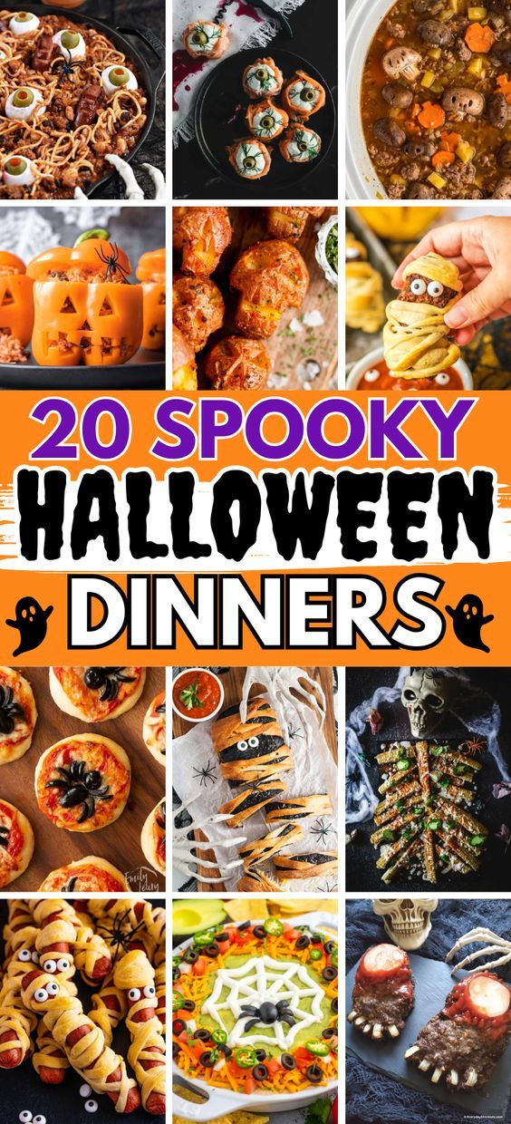 20 spooky halloween dinner ideas that are easy to make and delicious for the whole family