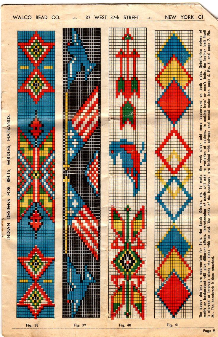 Free Printable Native American Beading Patterns