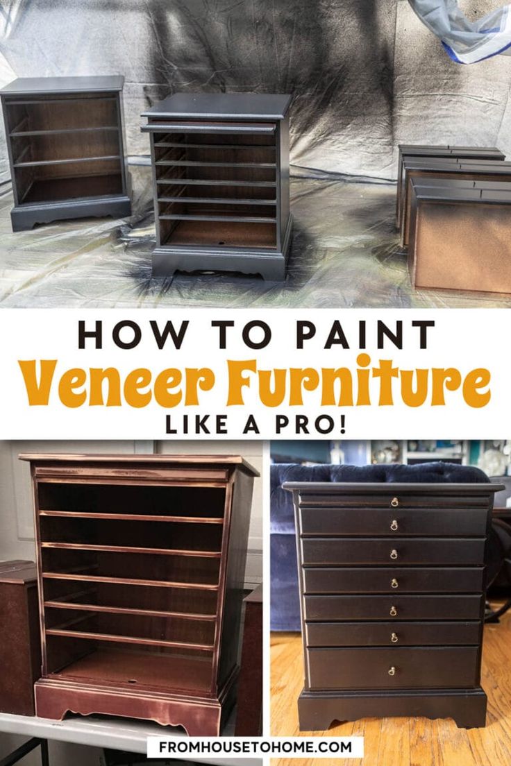 how to paint veneer furniture like a pro