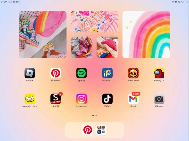 an ipad screen with different icons on it