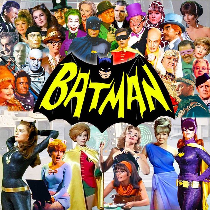 a collage of comic characters with the word batman on it's top right corner