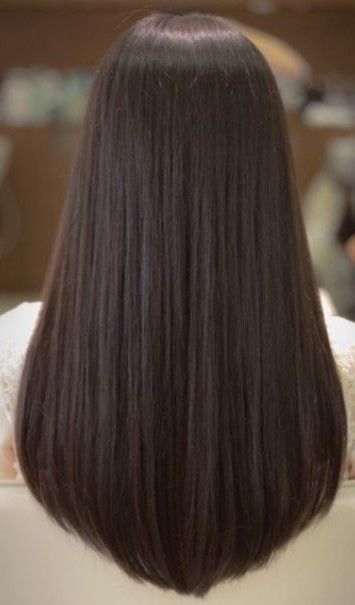 V-Shaped Haircuts: A Modern Twist to Classic Beauty Hairstyles For Curly Hair, Hairstyles Ideas, Hair Hairstyles, Trendy Hairstyles, Brown Hair, Curly Hair, The Back, Long Hair, Hairstyles