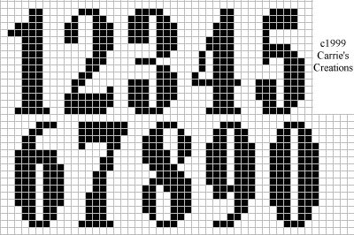 the cross stitch pattern is shown in black and white, which includes letters that appear to be