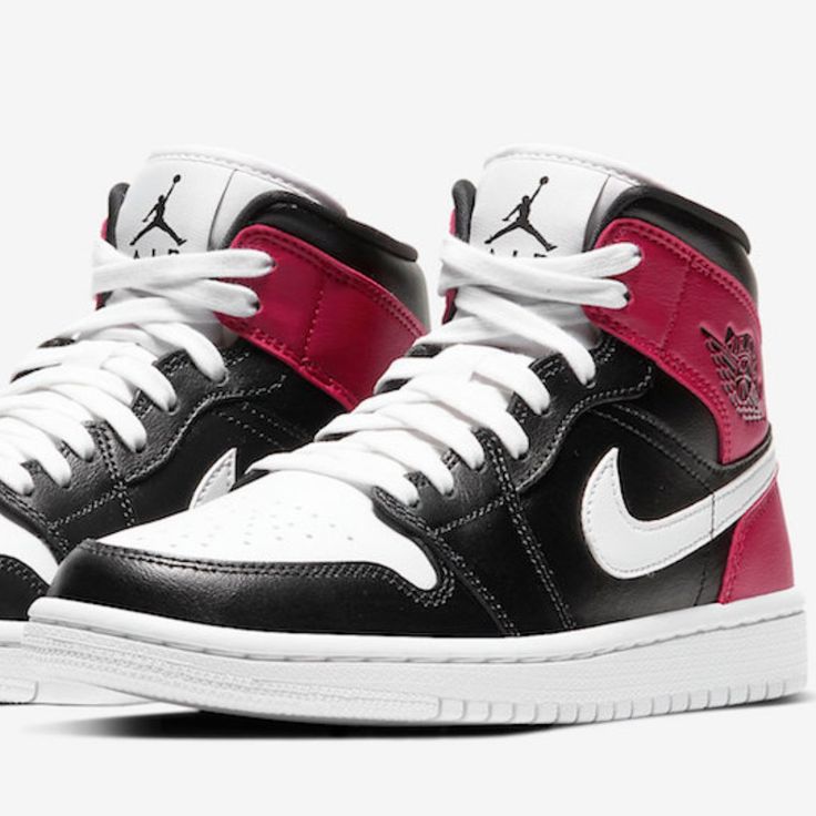 Used Air Jordan 1 Retro Mid Noble Red Women Nike Colorway: Noble Red / Black Shoe Condition Is Used With Complete Og Jordan 23 Shoe Box. Jordan 23 Shoes, Air Jordan 1 Retro Mid, Jordan 1 Retro Mid, Black Shoe, Jordan 23, Women Nike, Womens Jordans, Jordan Black, Air Jordan 1 Retro