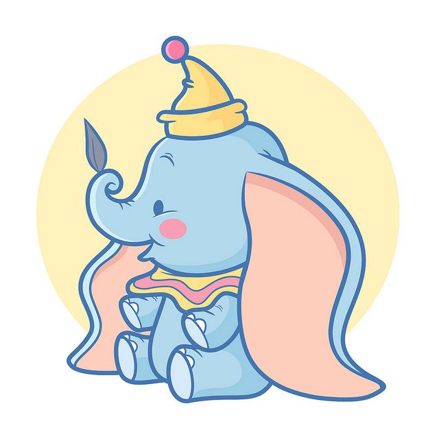 an elephant wearing a hat and sitting on the ground