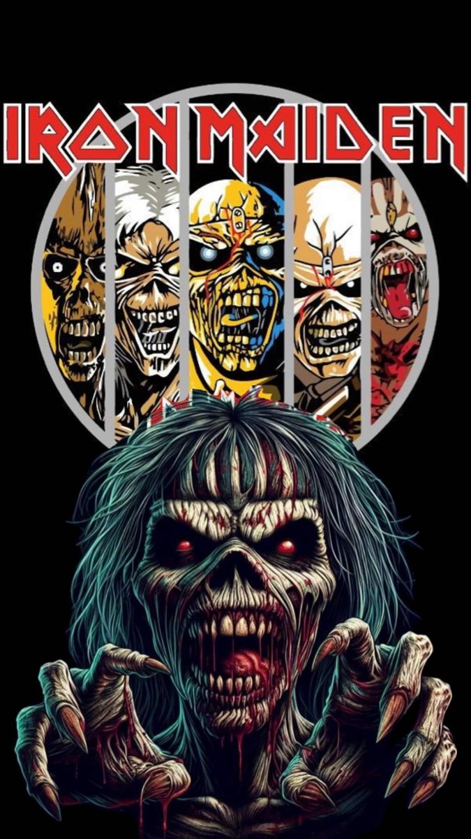 Iron Maiden Egypt Tattoo Design, Iron Maiden Posters, Eddie The Head, Metal Font, Egypt Tattoo, Rock N Roll Art, Iron Maiden Eddie, Best Nature Wallpapers, Metal Albums