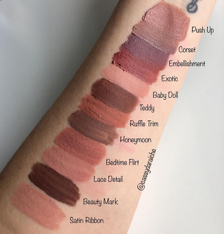 364 Likes, 28 Comments - Cassy (@cassydaraiche) on Instagram: “Swatches of NYX Lingerie @nyxcosmetics @nyxcanada #nyxcosmetics #nyxlingerie…” Nyx Lingerie Lipstick, Lipstick Colours, Nyx Lip Lingerie, Nyx Lingerie, Lipstick For Fair Skin, Nyx Lip, Nyx Lipstick, Lip Swatches, Lipstick Swatches