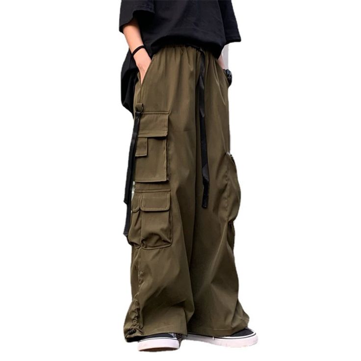 PRICES MAY VARY. Material: Women mid waist baggy pants were made of cotton blend, comfortable and breathable, lightweight, soft, stretchy, comfy, durable, natural breathable ultra-thin fabric. Design: Retro fairy grunge harajuku gothic pants for 90s egirls, vintage style indie aesthetic, low waist wide leg trousers, solid color long pants with pockets, mid waist vintage bottoms can make more comfortable for daily wear. Features: Drawstring closure, wide leg, straight leg, low/mid waisted, zipper Grunge Harajuku, Retro Fairy, Gothic Pants, Grunge Baggy, Style Indie, Y2k Pants, Baggy Cargo Pants, Baggy Clothes, Baggy Trousers