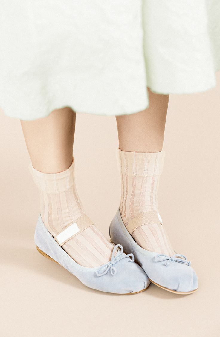 Solid and sheer stripes bring bold style to these sheer crew socks that add eye-catching detail to any ensemble Nylon Hand wash, line dry Made in Japan Nude Socks, Greek Columns, Cold Weather Hats, Vintage Towels, Camel Sweaters, A Perfect Circle, Mediterranean Sea, Fabric Gift Bags, The Mediterranean