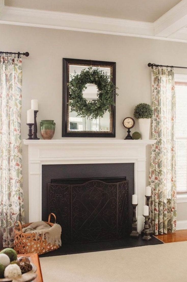 Simple fireplace decor ideas for spring and summer from decor boxwood