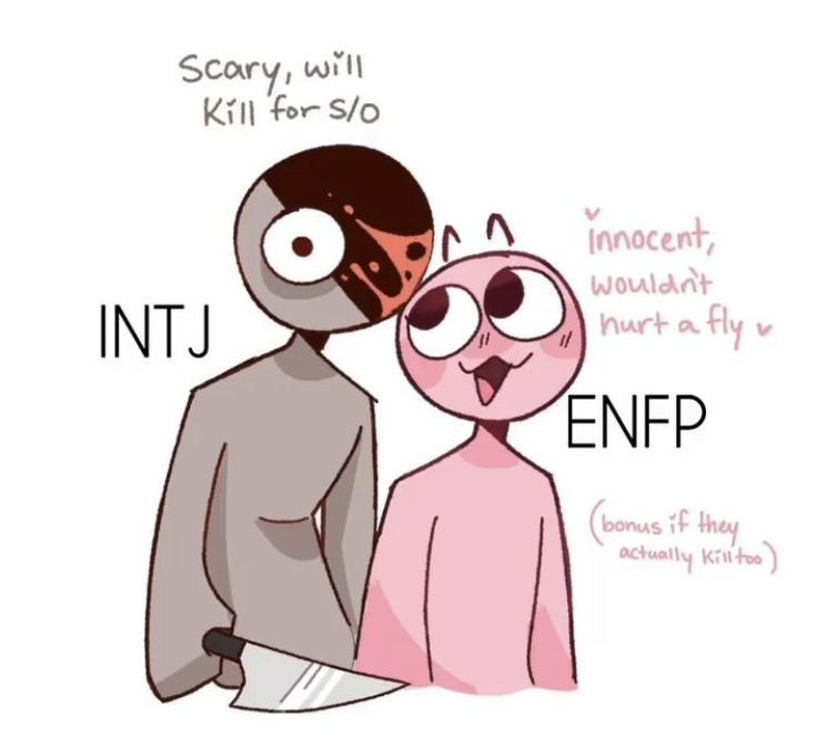 MBTI meme INTJ ENFP soulmates. Enfp X Intj Meme, Intj Characters, Personalidad Enfp, Intj Enfp, Enfp Relationships, Mbti Test, Enfp Personality, Intj T, Enfp T