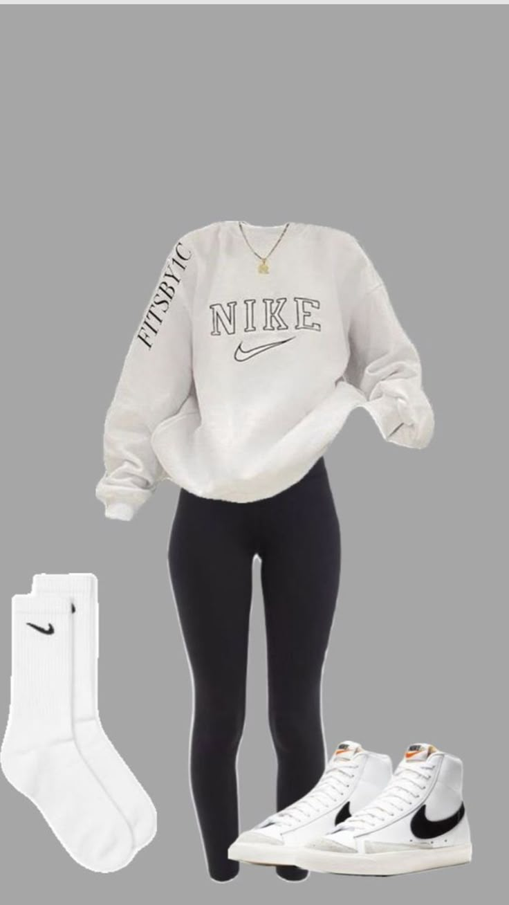 #outfitinspo College Comfy Outfits Winter, Nice Elegant Outfits, Casual Preppy Outfits Women, Beanie Outfits For Women, Outfits For A Walk, Prison Visit Outfit Ideas, Casual All Black Outfits For Women, What To Wear With Black Leggings, Cute Mom Outfits Comfy Casual