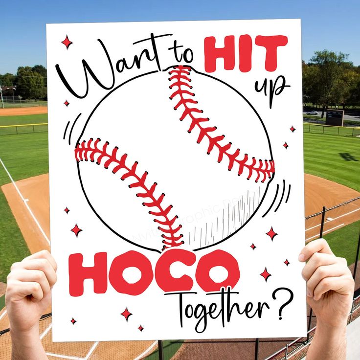 a person holding up a sign that says, want to hit up hoco together?