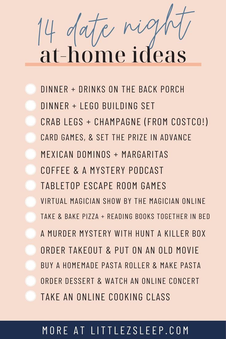 Small Date Ideas At Home, Morning Dates Ideas, Favorite Things Date Night, Date Night In A Jar Ideas, Stay At Home Valentines Day Date, Newlywed Date Night Ideas, Mini Dates At Home, Date Night For Parents, Stay Home Date Night