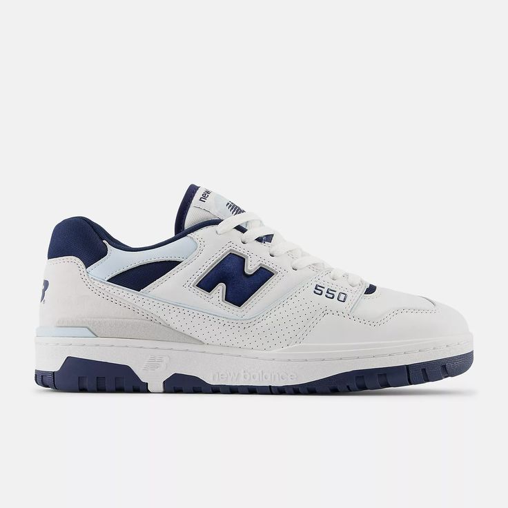 550 - New Balance New Balance 550 Blue, Nb 550, New Balance Store, Navy Trainers, Grey Matter, Lifestyle Shoes, Gray Matters, Mens Lifestyle, Unisex Shoes