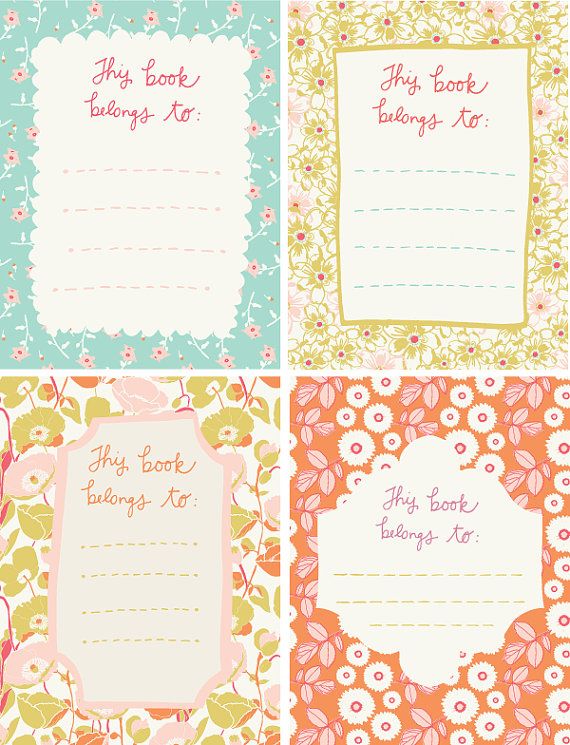 four different cards with flowers on them and the words, they look like things to do