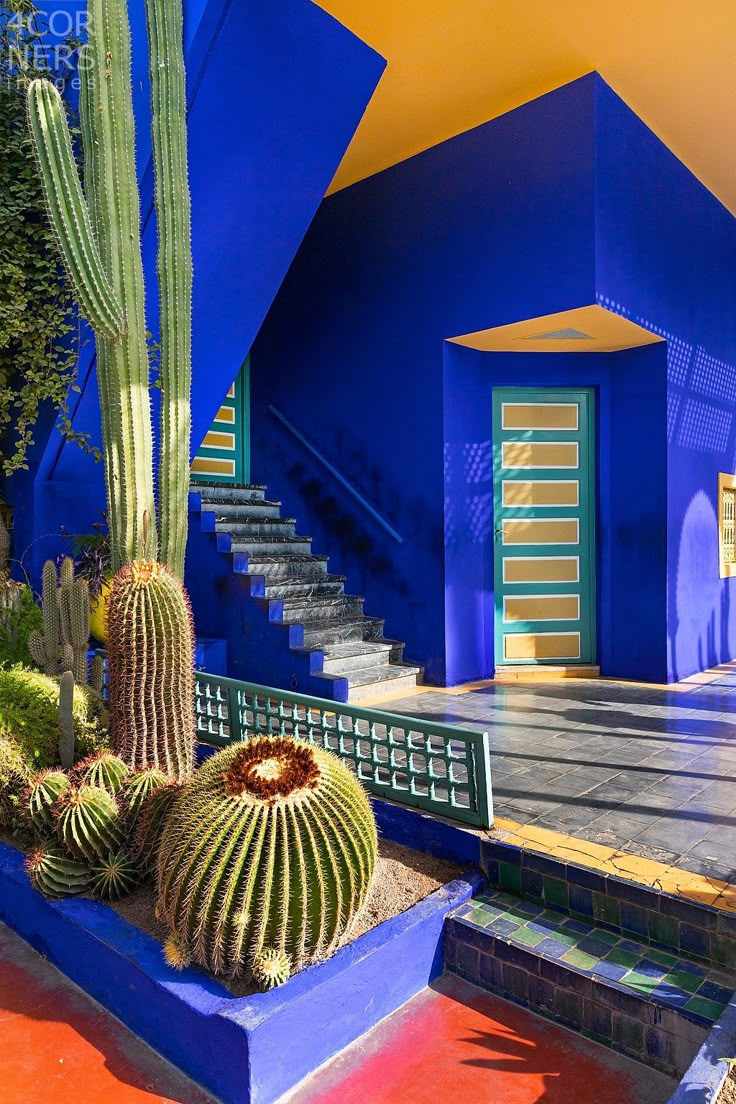 Jardin Majorelle by Yves Saint Laurent, Marrakech, travel photography, stock photography, travel images, travel pictures, travel photos,  travel inspiration, landscape photography,  travel photographer, 4corners images, Morocco architecture Koutoubia Mosque, Villa Marrakech, Bahia Palace, Morocco Aesthetic, Moroccan Aesthetic, Marrakech Travel, Foto Top, Colorful Textiles, Morocco Travel