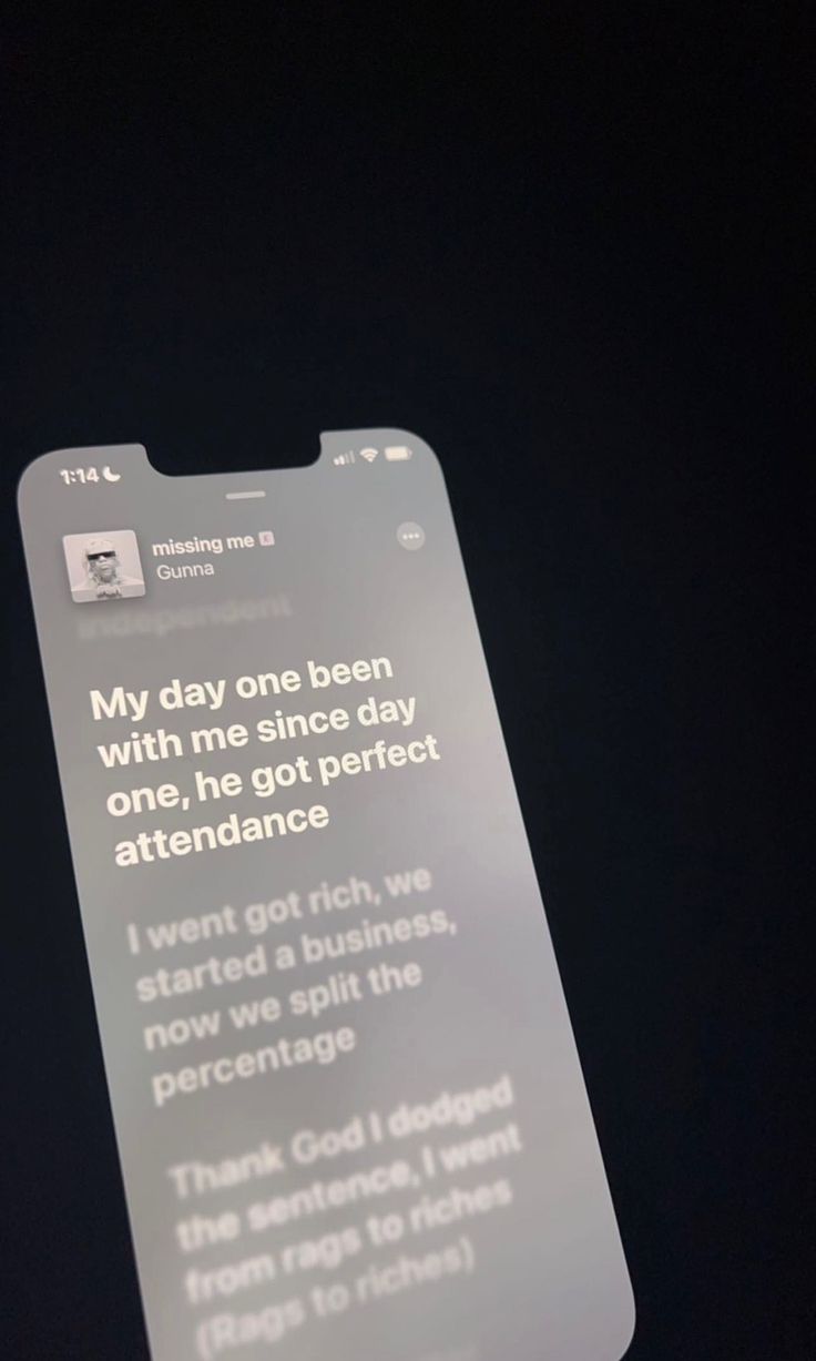 an iphone screen with the text'my day one been with me since day one got perfect attendance '