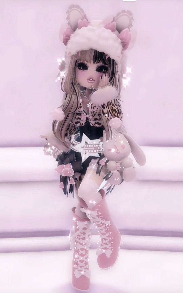 Starlight Royale High, Royal High Pink Outfit, Royale High Crop Top Hack, Royale High When I Grow Up, Pastel Royale High Outfits, Emo Rh Outfits, Rh Hat Combos, Rh Gyaru Fits, Royal High Avatar