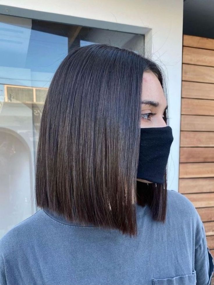 One Length Hair, Sleek Short Hair, Cortes De Cabello, Shot Hair Styles, Short Straight Hair, Shoulder Length Hair Cuts, Haircuts Straight Hair, Hair Makeover, Hair Stylist Life