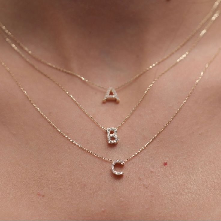 Solid Gold And Natural Diamonds Letter Necklace. Available In Yellow Or White Gold. Comes With Chain. Gold Letter Necklace, Gold Letter, Gold Letters, Letter Necklace, Yellow White, Natural Diamonds, Solid Gold, Diamonds, White Gold