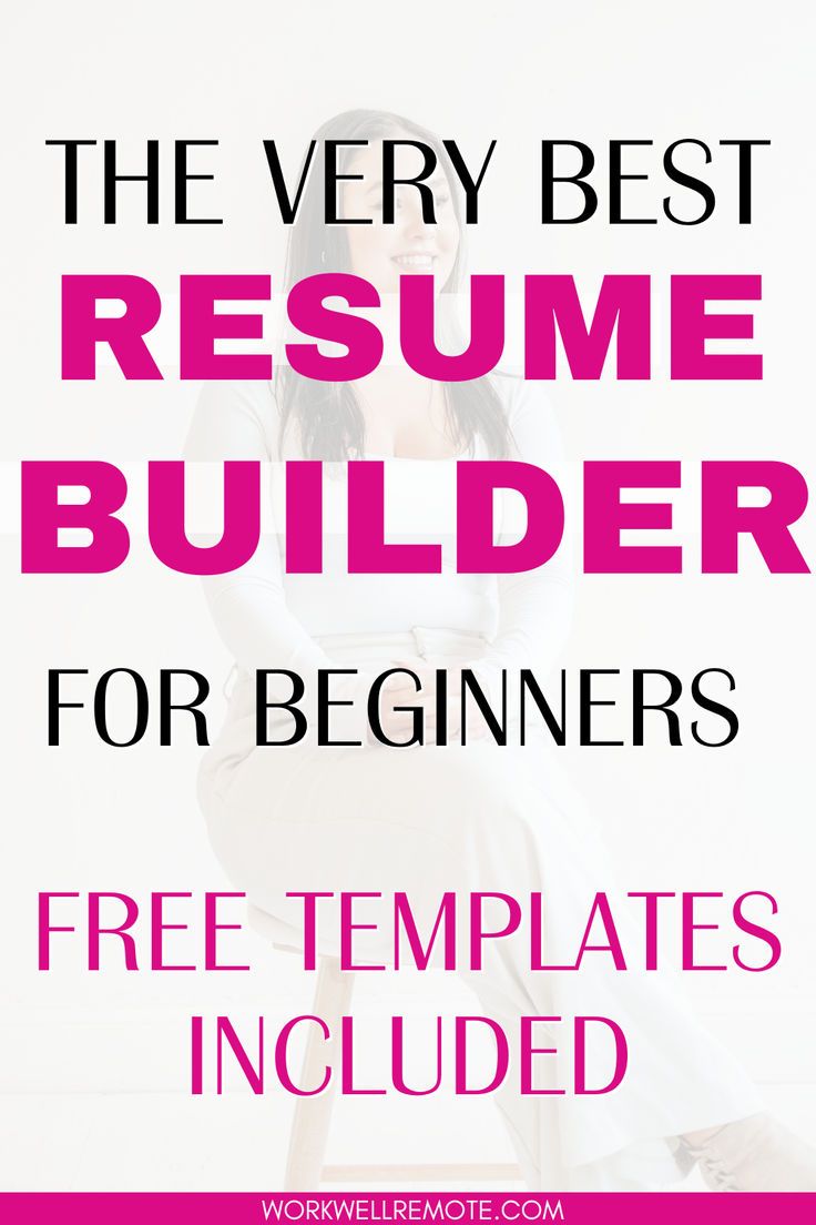 the very best resume builder for beginners free templates included in this postcard