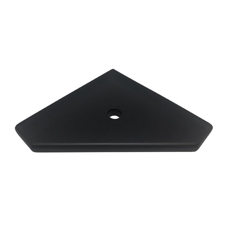 a black square object on a white background