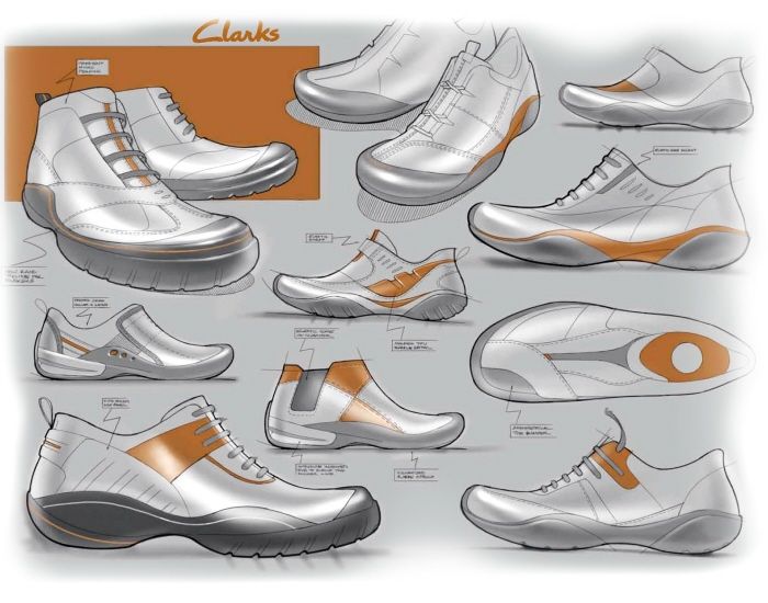 great example of some light rendering and perspective views Shoes In Perspective, Old School Sketch, 2 Point Perspective Drawing, School Sketch, Famous Drawing, Sneakers Sketch, Drawing Shoes, Hair Stenciling, Shoe Sketches