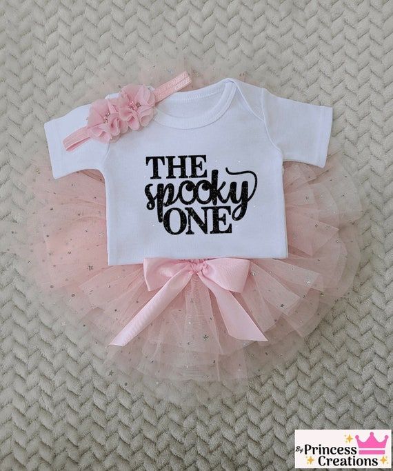 Spooky One First Birthday Girl Outfit, The Spooky One First Birthday, Spooky One First Birthday Girl, Spooky One Birthday Party, Spooky One First Birthday, Photoshoot First Birthday, The Spooky One, Mickey Mouse Cake Topper, Fall First Birthday